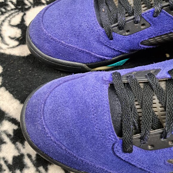 %Size 11 Nike Air Jordan 5 Retro Suede Alternate Grape Men AJ19 main image 5